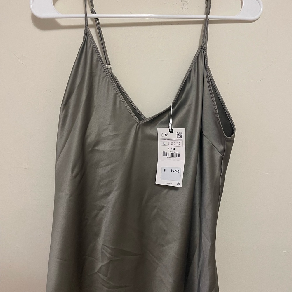 Source Unknown Gray Camisole